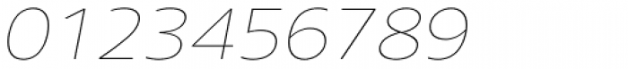 Core Sans NR 13 Ext Thin Italic Font OTHER CHARS