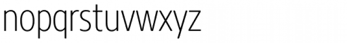 Core Sans NR 27 Cond ExtraLight Font LOWERCASE