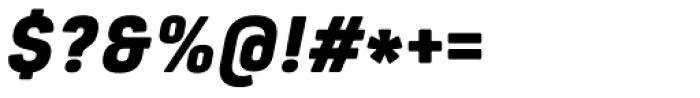 Core Sans R 75 Black Italic Font OTHER CHARS
