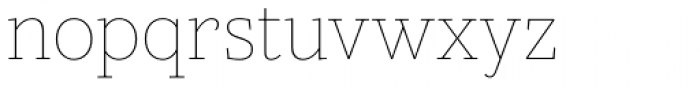 Core Serif N 15 Thin Font LOWERCASE