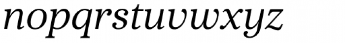 Core Serif N 35 Regular Italic Font LOWERCASE