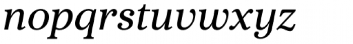 Core Serif N 45 Medium Italic Font LOWERCASE