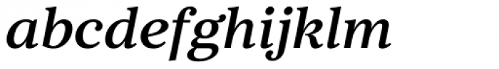 Core Serif N 55 Bold Italic Font LOWERCASE