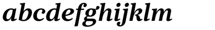 Core Serif N 65 Heavy Italic Font LOWERCASE