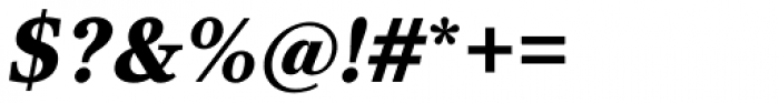 Core Serif N 75 Black Italic Font OTHER CHARS