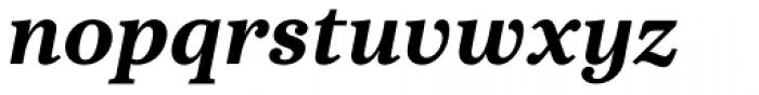 Core Serif N 75 Black Italic Font LOWERCASE