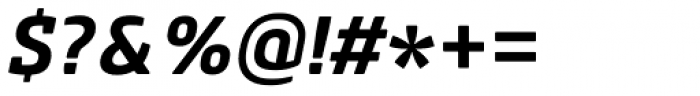 Core Slab M 65 Bold Italic Font OTHER CHARS