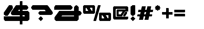 Core Tech Font OTHER CHARS