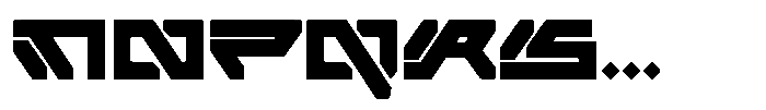 Core Tech Font LOWERCASE
