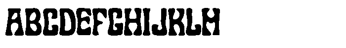 Coreline Bold Regular Font UPPERCASE