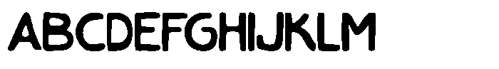 Coreline Thin Regular Font UPPERCASE