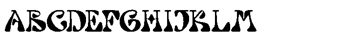 Corenesia Font UPPERCASE