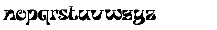 Corenesia Font LOWERCASE