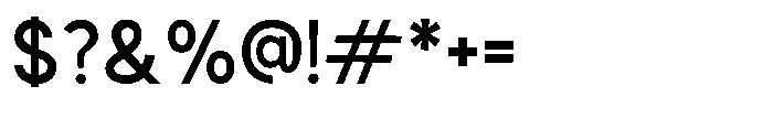 Coreto Font OTHER CHARS