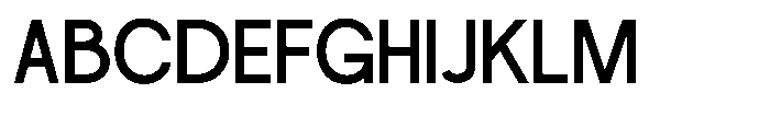 Coreto Font UPPERCASE