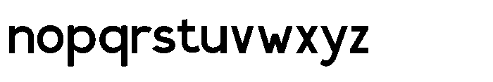 Coreto Font LOWERCASE
