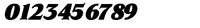Corfella Phantom Corfella Italic Black Font OTHER CHARS