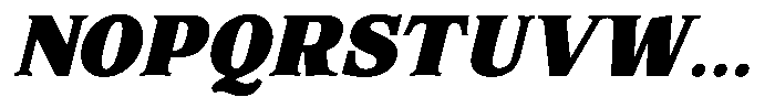 Corfella Phantom Corfella Italic Black Font UPPERCASE