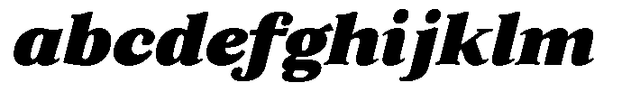 Corfella Phantom Corfella Italic Black FONT
