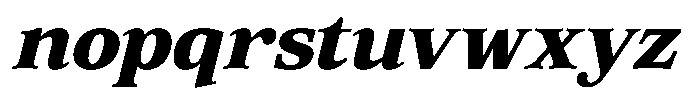 Corfella Phantom Corfella Italic Bold Font LOWERCASE