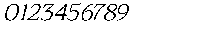 Corfella Phantom Corfella Italic Extra Light Font OTHER CHARS
