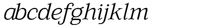 Corfella Phantom Corfella Italic Extra Light FONT