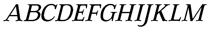 Corfella Phantom Corfella Italic Light Font UPPERCASE