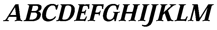 Corfella Phantom Corfella Italic Medium Font UPPERCASE