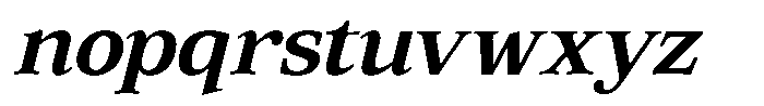 Corfella Phantom Corfella Italic Medium Font LOWERCASE