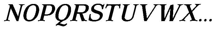 Corfella Phantom Corfella Italic Regular Font UPPERCASE