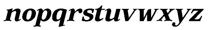 Corfella Phantom Corfella Italic Semi Bold Font LOWERCASE