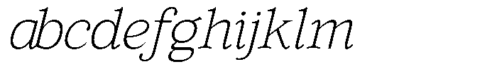 Corfella Phantom Corfella Italic Thin FONT