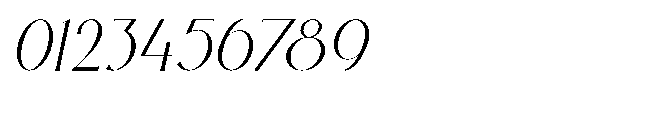 Corigo Italic Font OTHER CHARS