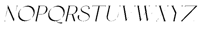 Corigo Italic Font UPPERCASE