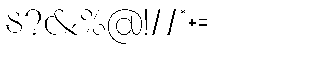 Corigo Regular Font OTHER CHARS