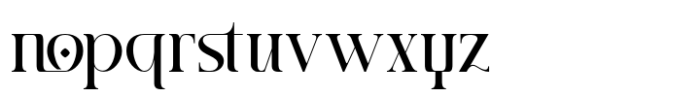 Corinthyas Font LOWERCASE