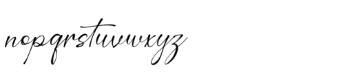 Corlenois Signature Regular Font LOWERCASE
