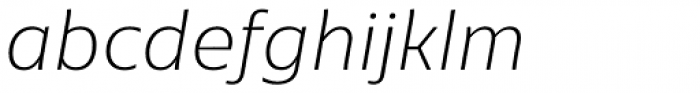 Cormac Thin Italic Font LOWERCASE
