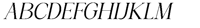 Cornella Italic Font UPPERCASE