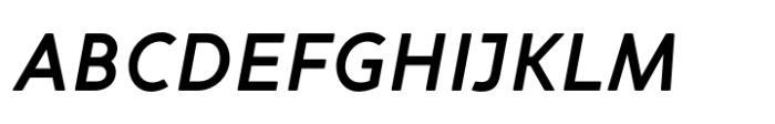 Corner Pro B Demi Italic Font