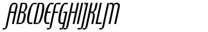 Cornerstone Flair Light Italic Font UPPERCASE