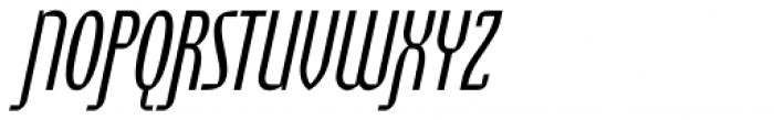 Cornerstone Flair Light Italic Font UPPERCASE