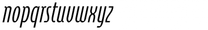 Cornerstone Pro Light Italic Font LOWERCASE