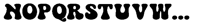 Cornery Font UPPERCASE