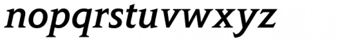 Cornet BQ Italic Font LOWERCASE