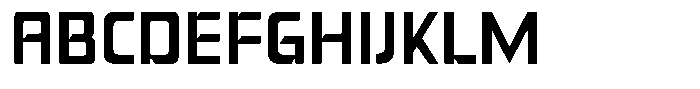 Cornor Font UPPERCASE