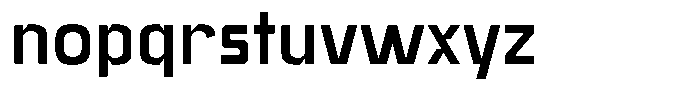 Cornor Font LOWERCASE