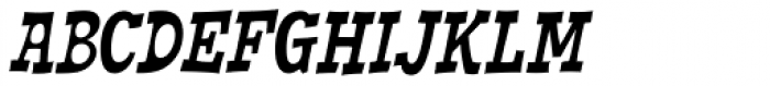 Cornpile Bold Italic Font UPPERCASE