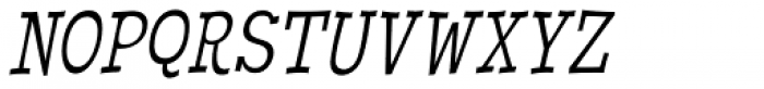 Cornpile Book Italic Font UPPERCASE