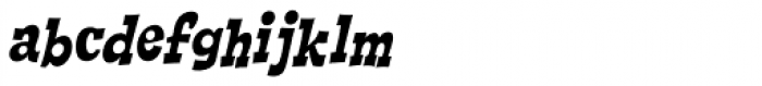 Cornpile ExtraBold Italic Font LOWERCASE